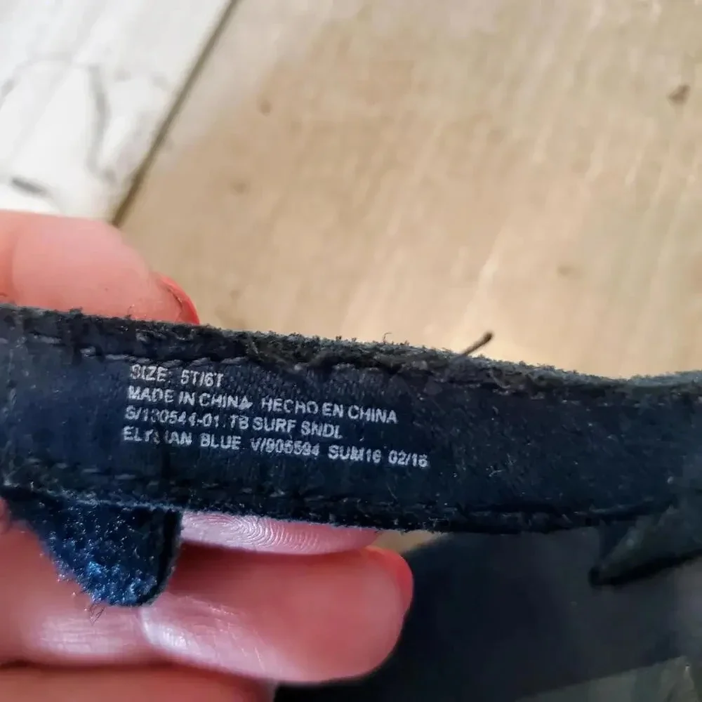 Baby Gap Surf Sandals, Elysian Blue, Size 5/6